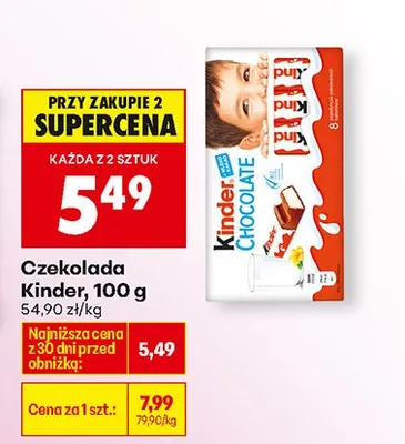Czekolada promocja w Biedronka