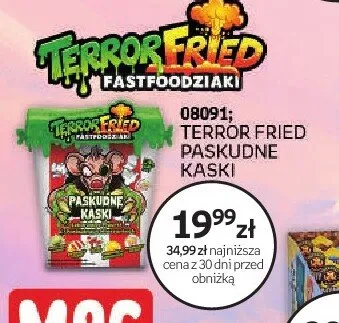 Zabawka TERROR FRIED paskudne kaski promocja w Dzień Dziecka