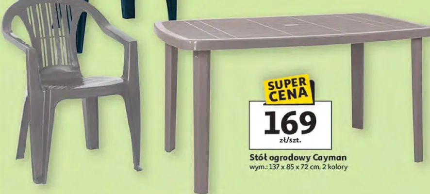 Stół ogrodowy Cayman promocja w Auchan