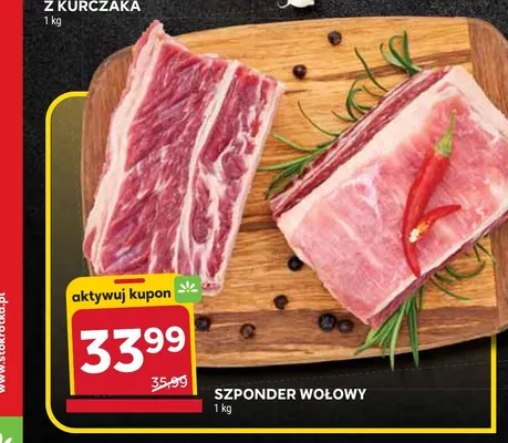 Szponder wołowy promocja w Stokrotka
