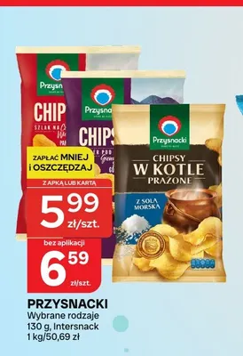 Chipsy Przysnacki w kotle prażone z solą morską promocja w Chorten