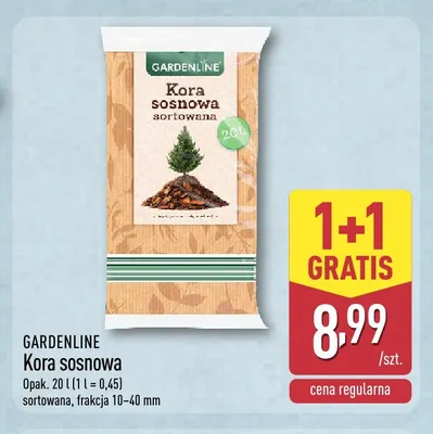 Kora sosnowa sortowana Gardenline promocja w Aldi