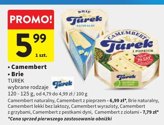 Camembert / Brie promocja w Intermarche