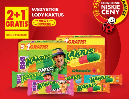 Lody Kaktus Sweet & Sour promocja w Biedronka