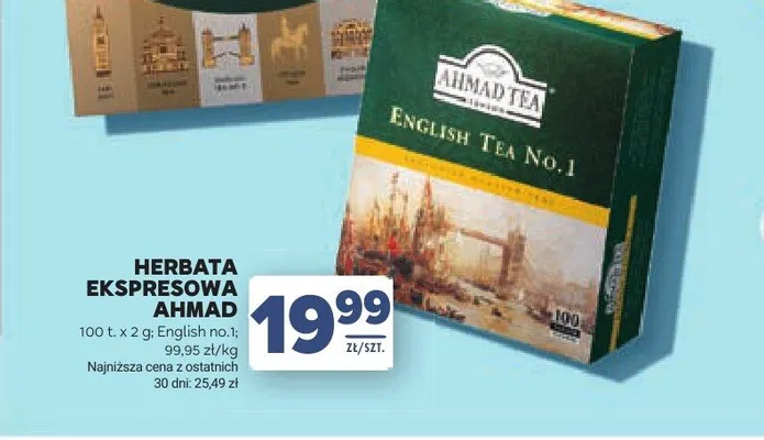 Herbata ekspresowa AHMAD English No.1 AHMAD TEA promocja w Stokrotka
