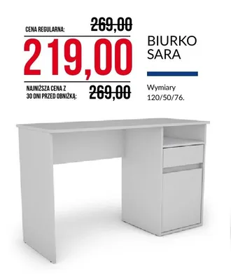 Biurko Sara promocja w Abra Meble
