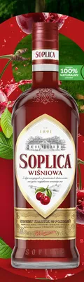 Likier Soplica Wiśniowa 26% promocja w Lidl