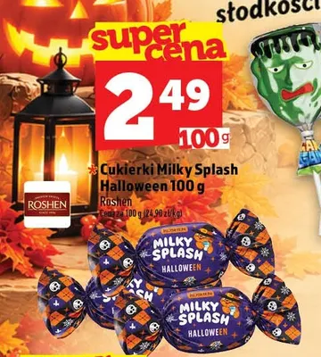 Cukierki Milky Splash Halloween Roshen promocja w TOPAZ