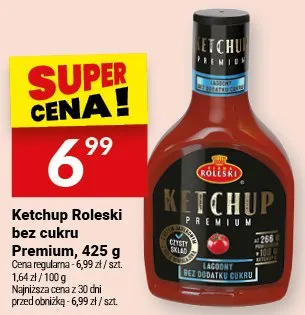 Ketchup bez cukru premium promocja w Twój Market