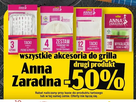 Tacki gastronomiczne Anna Zaradna promocja w TOPAZ