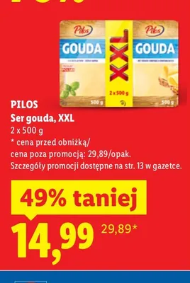 Ser gouda, XXL promocja w Lidl