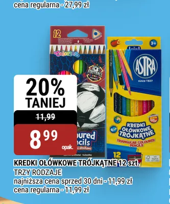 Kredki ołówkowe trójkątne Colorino 12 szt. promocja w bi1