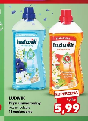 Płyn uniwersalny Ludwik kwiaty laguny promocja w Kaufland
