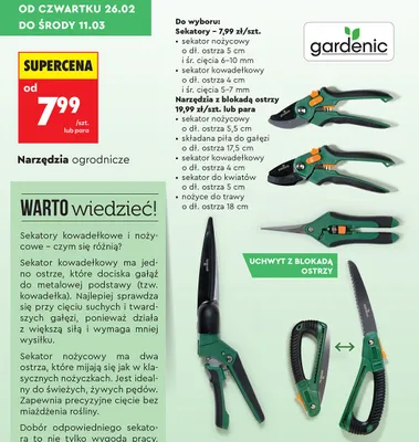 Składana piła do gałęzi promocja w Biedronka