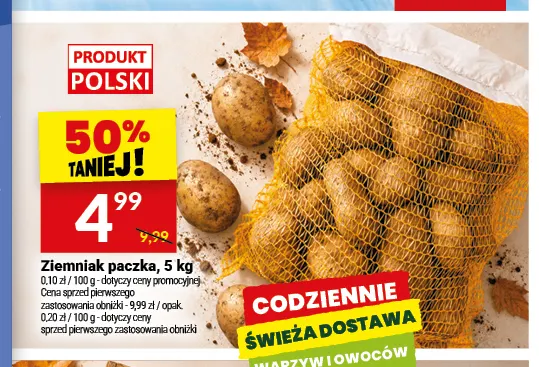 Ziemniaki paczka promocja w Twój Market