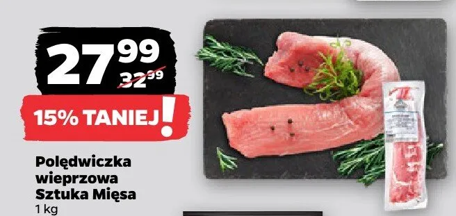 Polędwiczka wieprzowa promocja w Netto