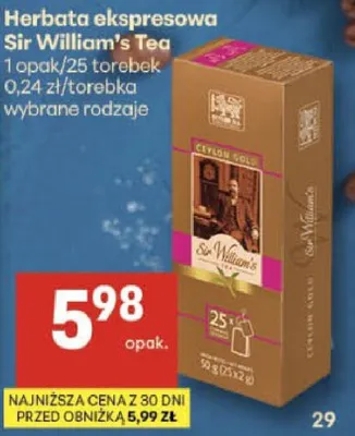 Herbata promocja w Delikatesy Centrum