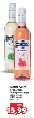 Wino półmusujące Monte Santi Frizzante Watermelon Moscato promocja w Kaufland