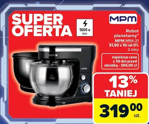 Robot planetarny promocja w Carrefour
