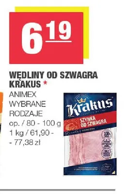 Wędliny od Szwagra Krakus promocja w SPAR