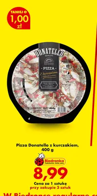 Pizza Donatello z kurczakiem promocja w Biedronka