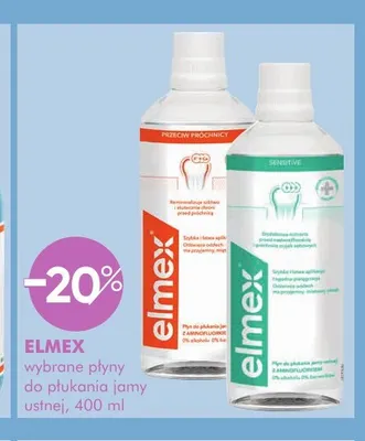 Płyn do płukania jamy ustnej Elmex Sensitive promocja w Super-Pharm