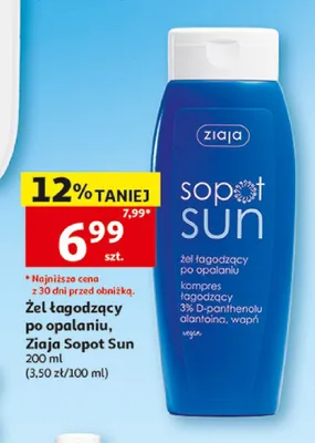 Żel łagodzący po opalaniu Ziaja Sopot Sun promocja w Auchan