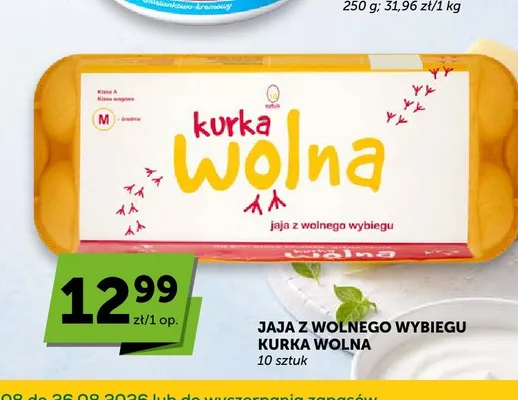 Jajka kurze z wolnego wybiegu Kurka Wolna promocja w ABC