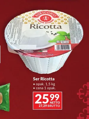 Ser ricotta Auricchio promocja w Makro