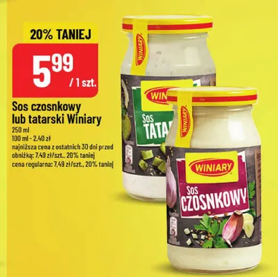 Sos tatarski Winiary promocja w POLOmarket