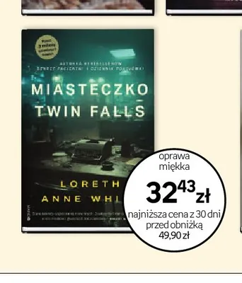 Książka Loreth Anne White Miasteczko Twin Falls promocja w Empik