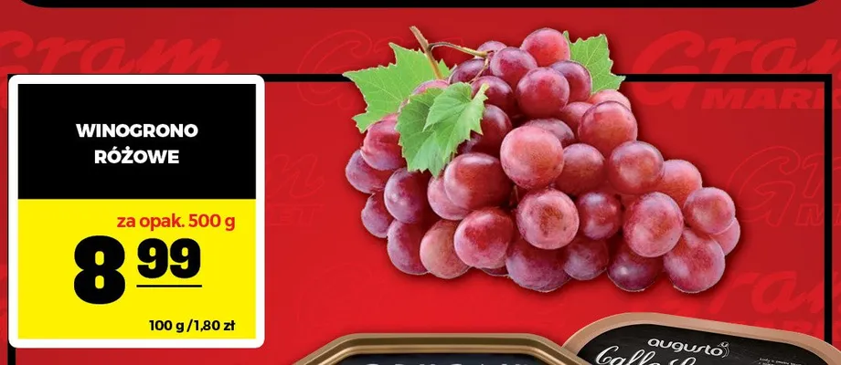 Winogrono różowe promocja w Gram Market