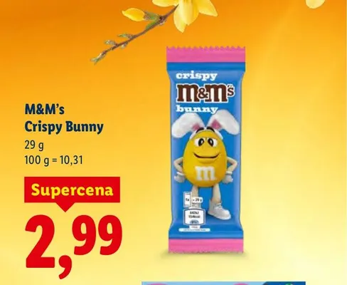 Czekoladka Crispy Bunny promocja w Lidl