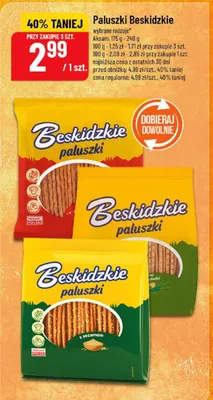Paluszki Beskidzkie wybrane rodzaje promocja w POLOmarket