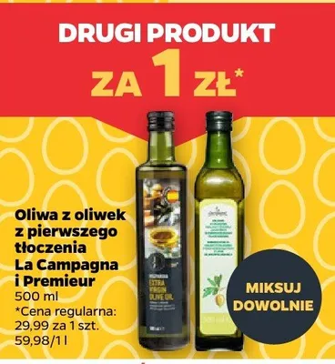 Oliwa z oliwek z pierwszego tłoczenia Carrefour bio promocja w Netto