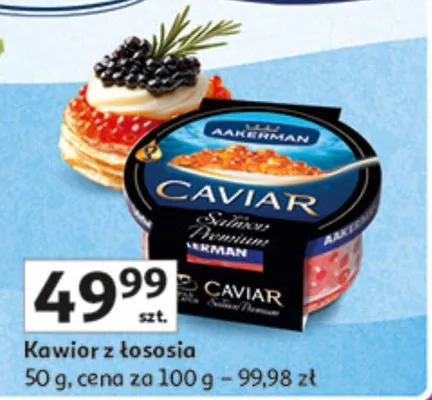 Kawior z łososia promocja w Auchan