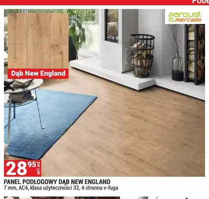 Panele podłogowe Parquet & Mercado Dąb New England promocja w Merkury Market