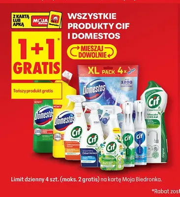 Produkty Domestos promocja w Biedronka