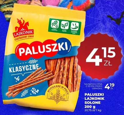 Paluszki Lajkonik solone promocja w Duży Ben