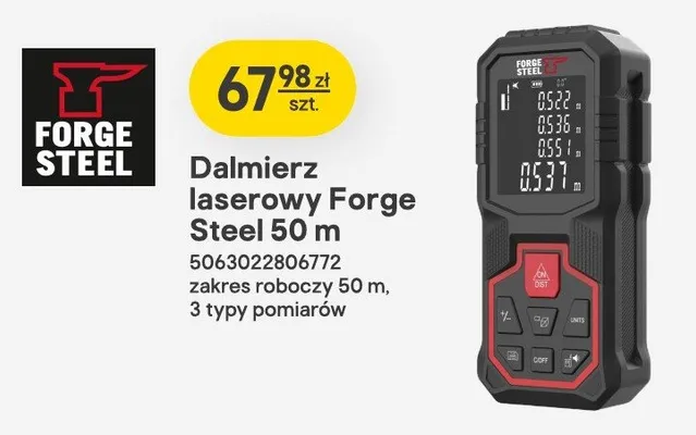 Dalmierz laserowy 50 m promocja w Castorama