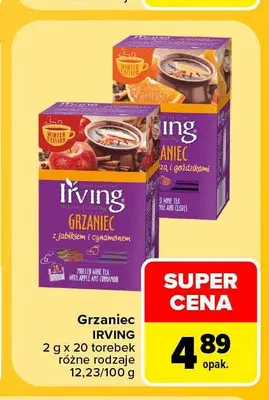 Grzaniec Irving promocja w Carrefour