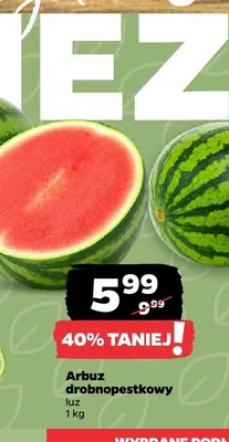 Arbuz drobnopestkowy promocja w Netto