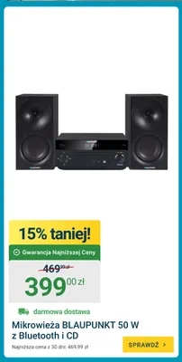 Mikrowieża Blaupunkt z Cd promocja w ERLI