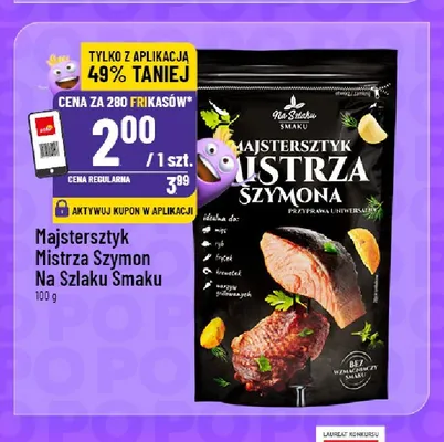 Przyprawa uniwersalna Majstersztyk Mistrza Szymona Na Szlaku Smaku promocja w POLOmarket