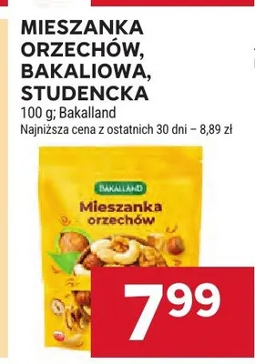 Mieszanka orzechów bakaliowa studencka Bakalland promocja w Stokrotka