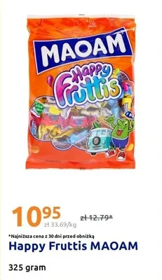 Cukierki happy fruttis promocja w Action