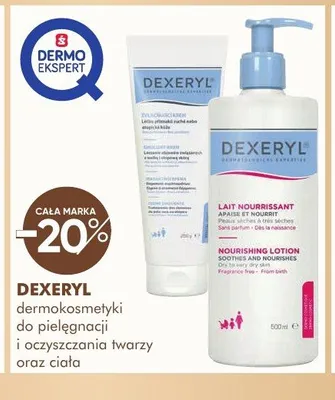 Dermokosmetyki do pielęgnacji i oczyszczania twarzy oraz ciała DEXERYL promocja w Super-Pharm