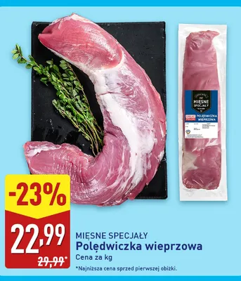 Polędwiczka wieprzowa Mięsne Specjały promocja w Aldi