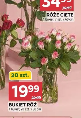 Bukiet róż 30cm promocja w Stokrotka