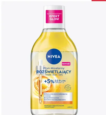 Płyn micelarny, rozświetlający, do cery wrażliwej i zmęczonej, dwufazowy promocja w Rossmann